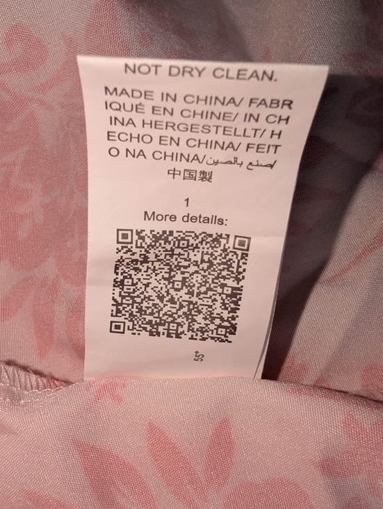 Floral Maxi Dress With Empire Waist Size Large - Picture 7 of 7